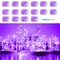 SunKite 16 Packs 20 LED Purple Fairy String Lights Battery Operated Waterproof 6.6 Feet Silver Copper Wire Firefly Starry Moon Lights for DIY Bottle Costume Wedding Party Bedroom Table Decor